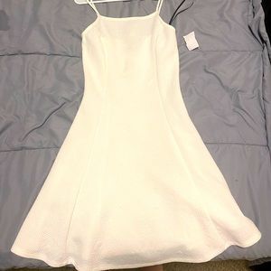 Cream White Flow Dress